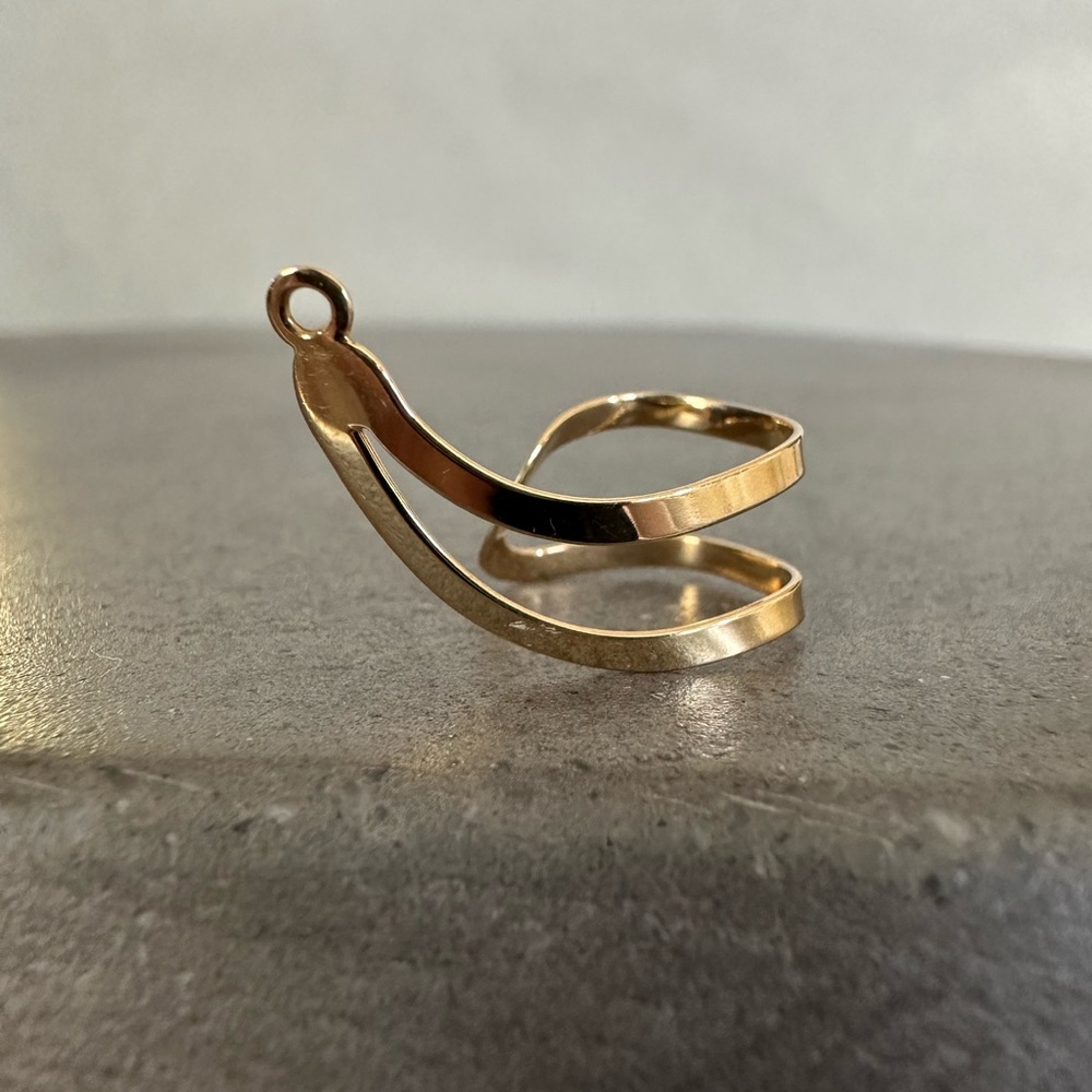 14K Gold Stamped NABCO Earring Jacket